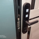 Установка электронных "умных" замков во входные двери., Самара